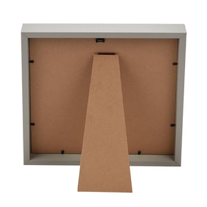 Grey Collage Frame | 9 3x3" Apertures