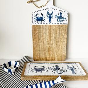 Seashore Serving Board | Mango Wood