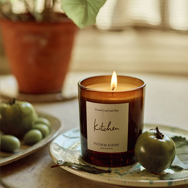 Plum & Ashby Kitchen Candle | Tomato Leaf and Bay