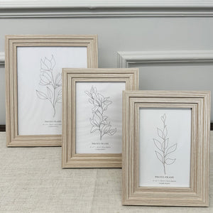 6x4" Layered Edge Photo Frame | Natural