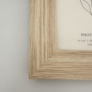 6x4" Layered Edge Photo Frame | Natural