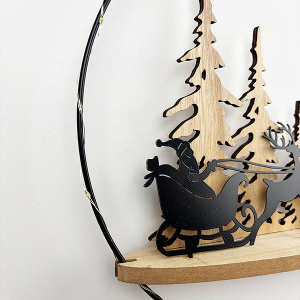 LED Christmas Hanging Hoop