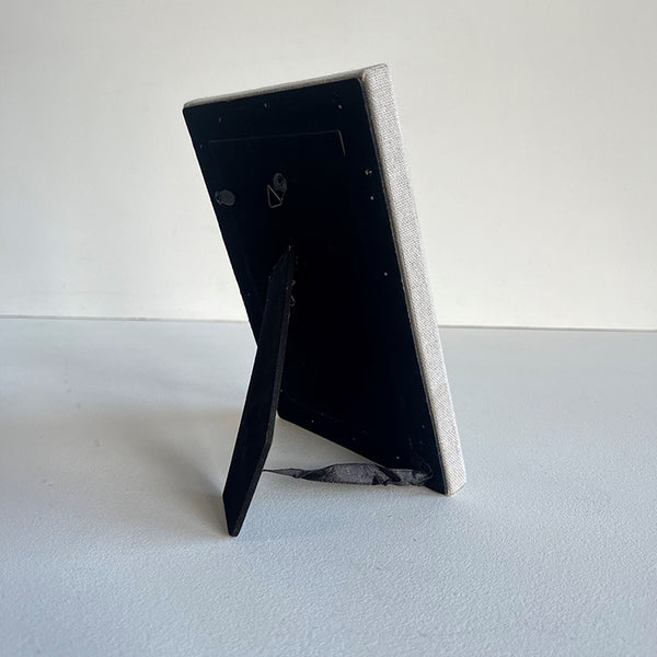 6x4 Linen Photo Frame | Cream