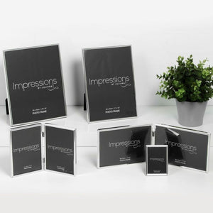 Silver Plated Fine Double Hinged Photo Frames | 7X5"
