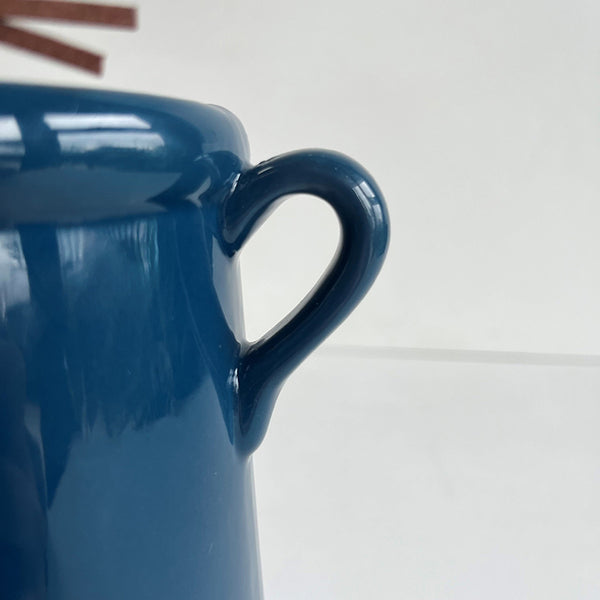 Dark Blue Ceramic Milk Churn Vases | 2 Sizes Available