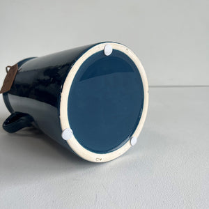 Dark Blue Ceramic Milk Churn Vases | 2 Sizes Available