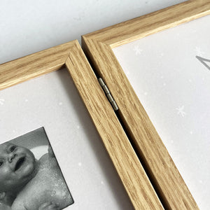 Baby's First Year Photo Frame | Oak Effect