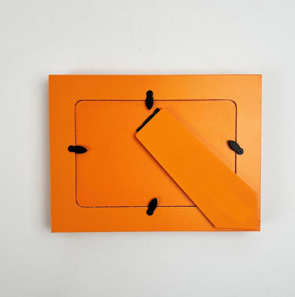 Beaded Orange Photo Frame | 6x4"