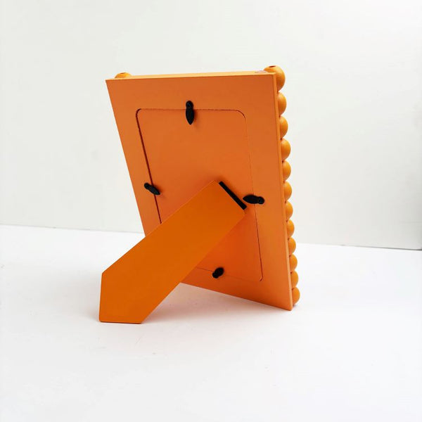 Beaded Orange Photo Frame | 6x4"