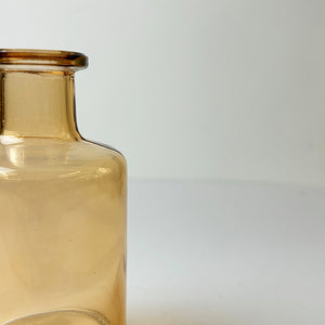 Burnt Orange Glass Bud Vases | Set of 3