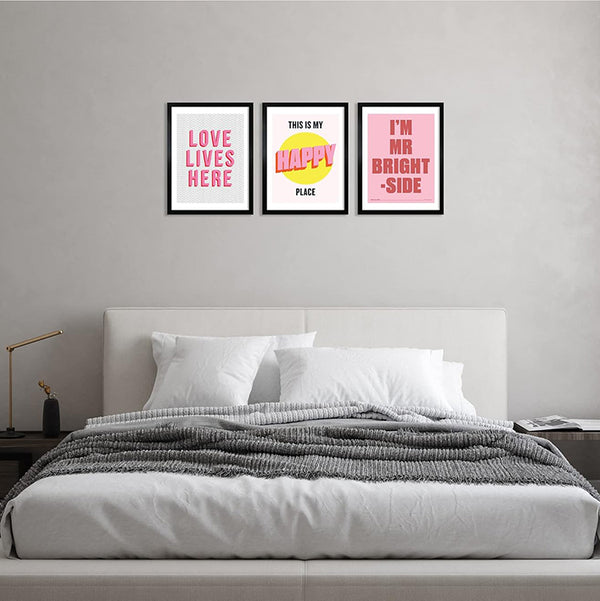 A3 Black Photo Frame With Glass | Set Of 3