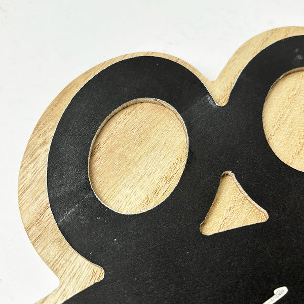Paw Print Wooden Plaque