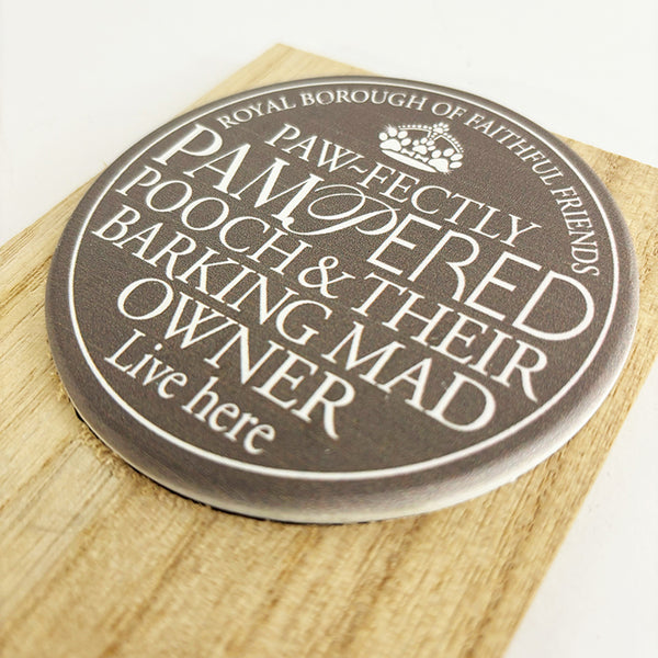 Pampered Pooch | Wooden Hook