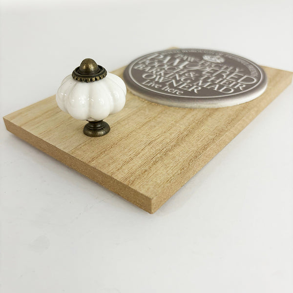 Pampered Pooch | Wooden Hook