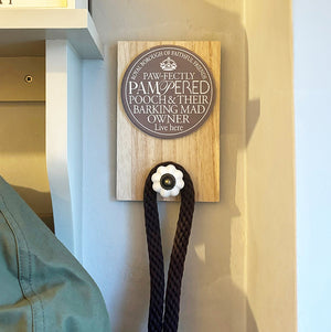 Pampered Pooch | Wooden Hook
