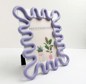Squiggly Purple Frame | 7x5"