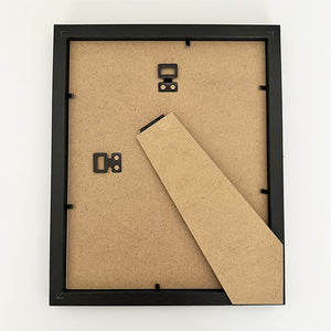 10x8" Black Photo Frame | Natural Swirl