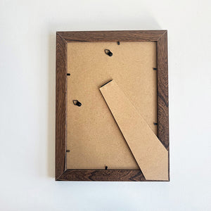 A4 Photo Frame | Dark Walnut Effect