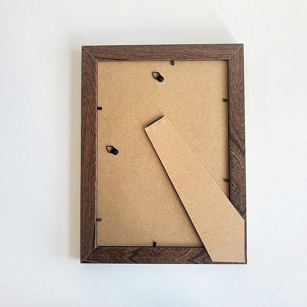 A4 Photo Frame | Dark Walnut Effect