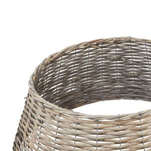 Wicker Tree Skirt | Natural Grey - Brown