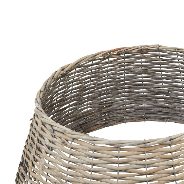 Wicker Tree Skirt | Natural Grey - Brown