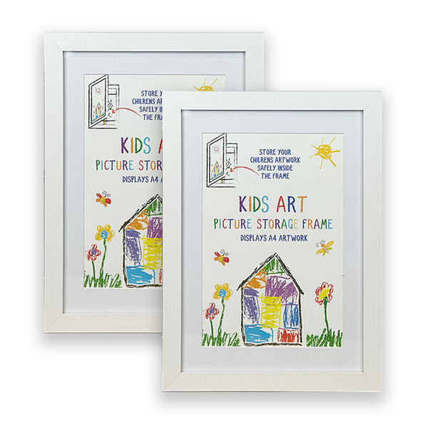 Changeable Art Work Picture Frame | White