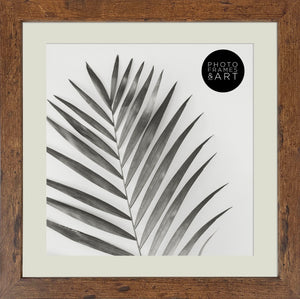 10x10" for 8x8" Windsor Photo Frame | Rustic