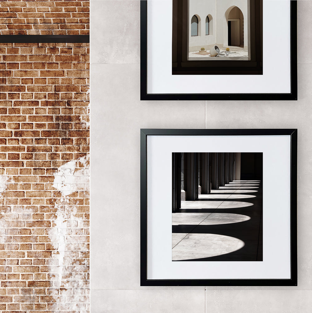 Oversized Mount Wooden 14x14" Black Frame For 10x8" | Signature Collection