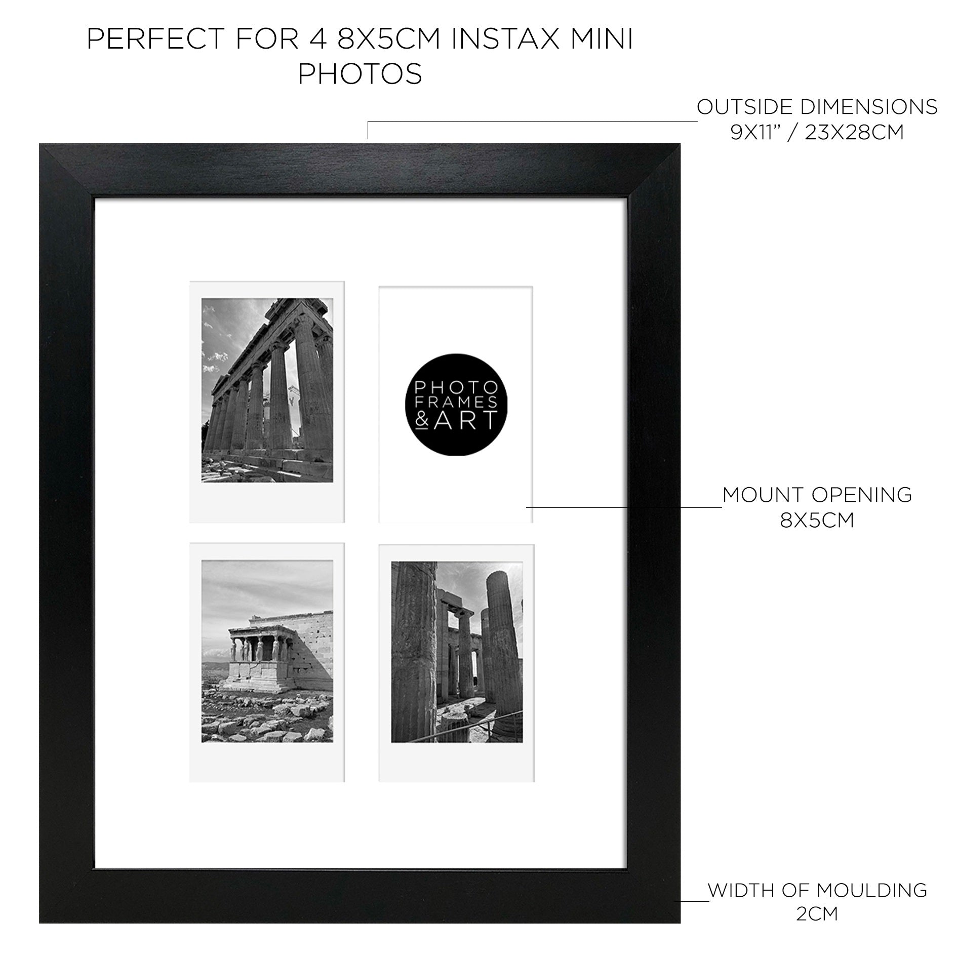 Instax Mini Photo Frame x4 | Oxford – Photo Frames & Art