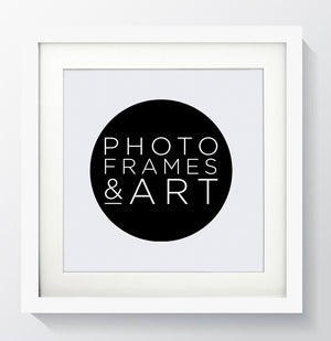 25x25cm For 20x20cm Oxford - white mount