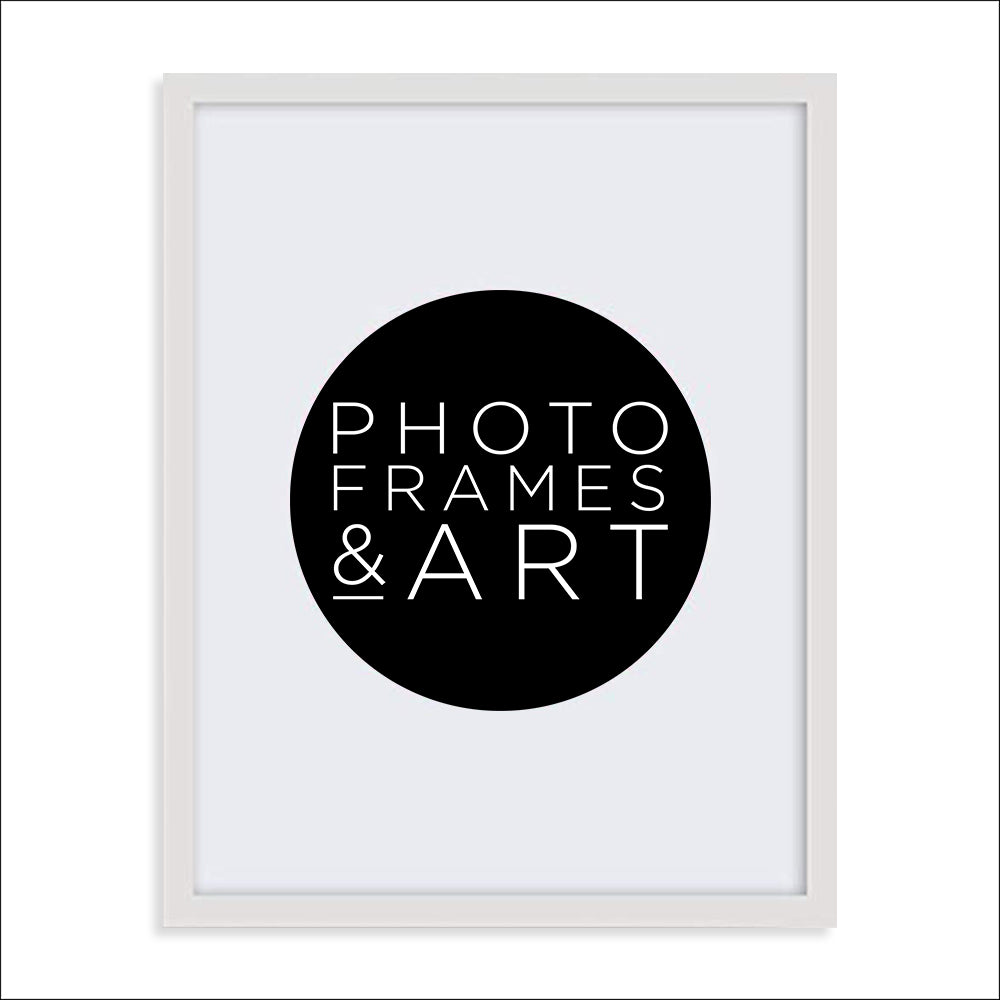 30 X 40 White Oxford Photo Frame with PF&A Logo
