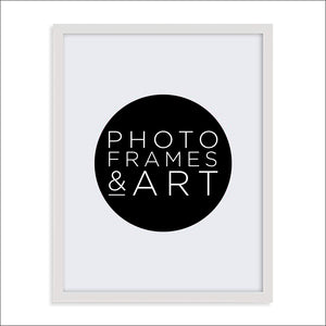 30 X 40 White Oxford Photo Frame with PF&A Logo