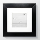 Oxford Black Photo Frame 5x5'' For 3x3'' With White Mount - photoframesandart