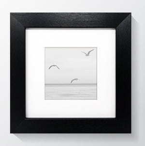 Oxford Black Photo Frame 5x5'' For 3x3'' With White Mount - photoframesandart