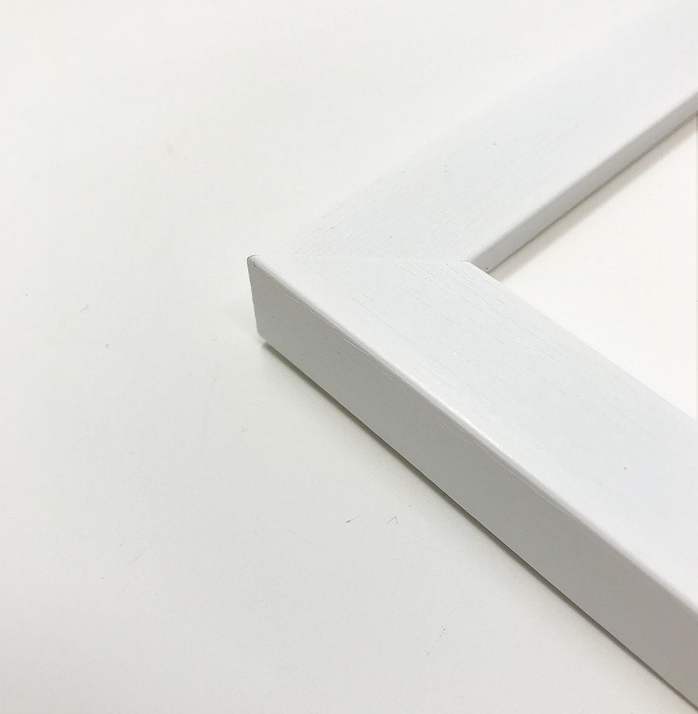 Oxford White Photo Frame Suitable for a 7" Vinyl Single - photoframesandart