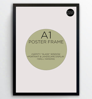 A1 Poster Frame | Verona Black