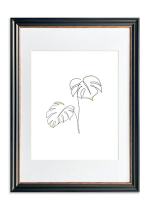 A2 Poster Frame For A3 Print With Mount | Vintage Black