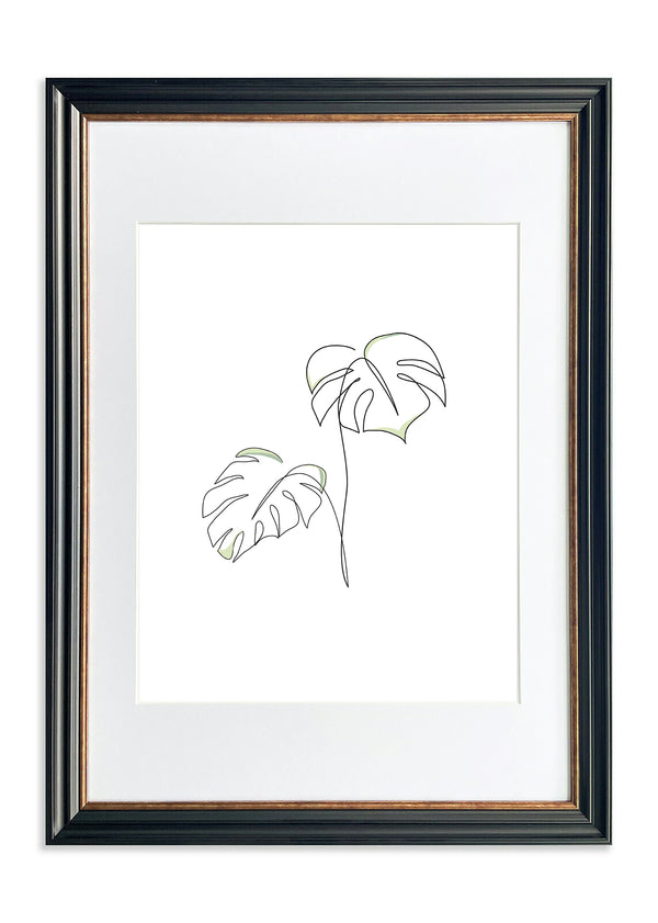 A2 Poster Frame For A3 Print With Mount | Vintage Black