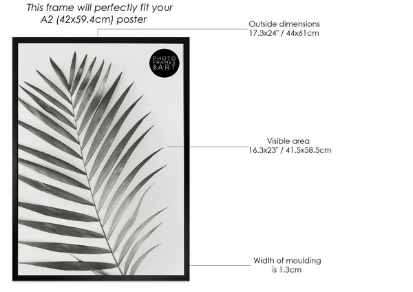 A2 Poster Frame No Mount | Winchester Wood