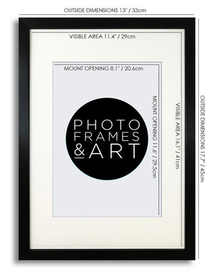 a4 mounted frame
