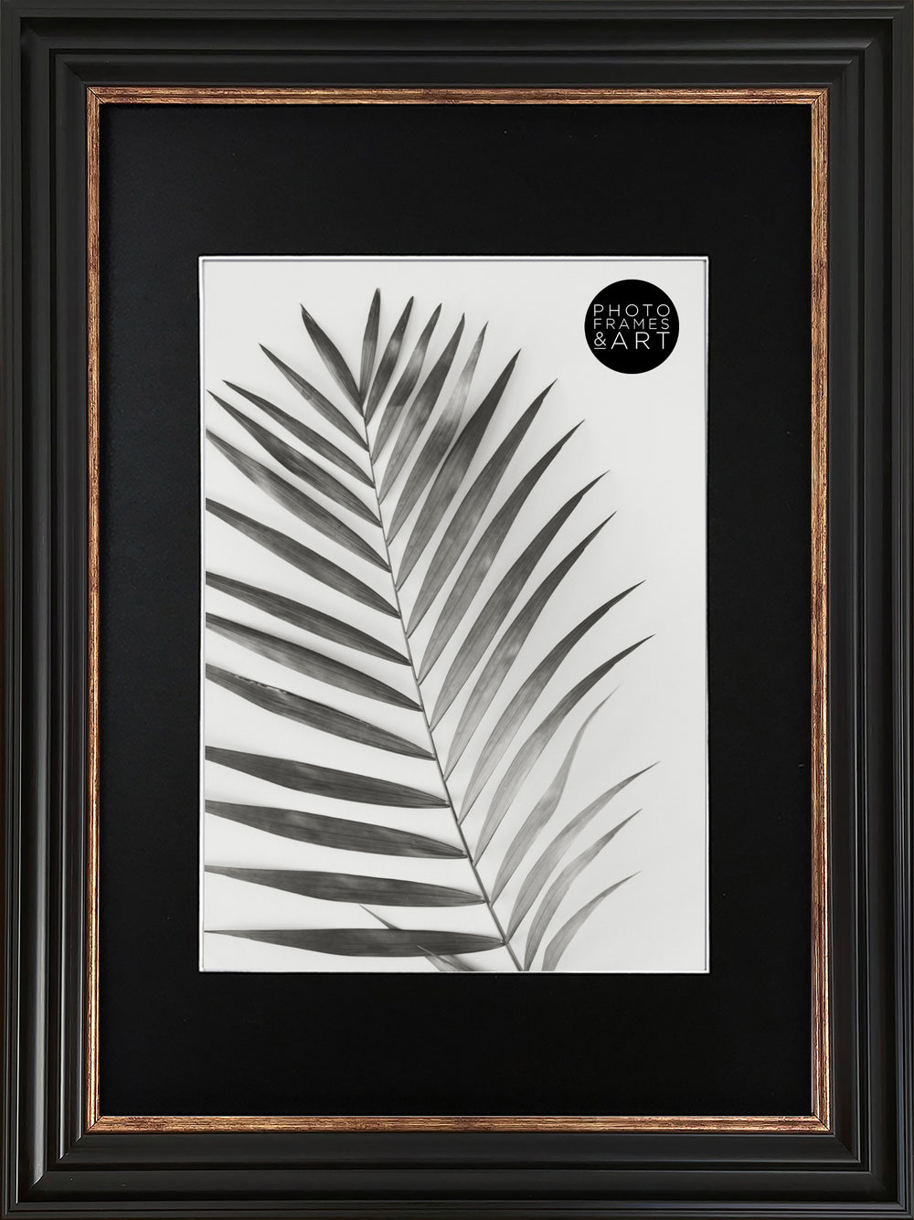 A3 Poster Frame For A4 Print With Mount | Vintage Black