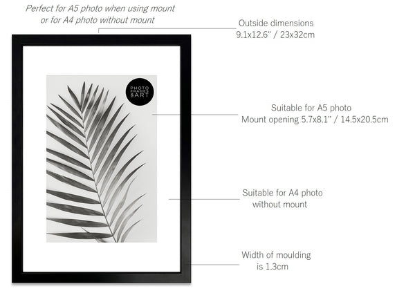 A4 Wooden Frame For A5 Picture | Winchester