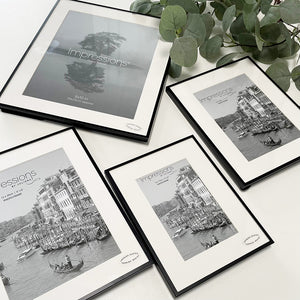 Black Fine Metal Photo Frames | 4 sizes available