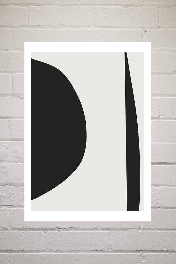 Minimal Black 1 by Dan Hobday
