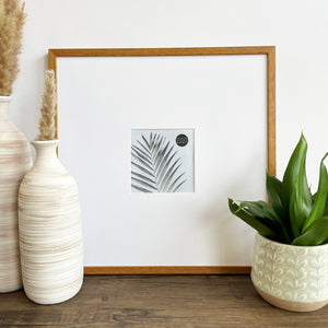 Oversized Mount Wooden 16x16" Oak Frame For 5x5" | Signature Collection