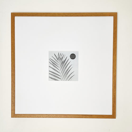 Oversized Mount Wooden 16x16" Oak Frame For 5x5" | Signature Collection