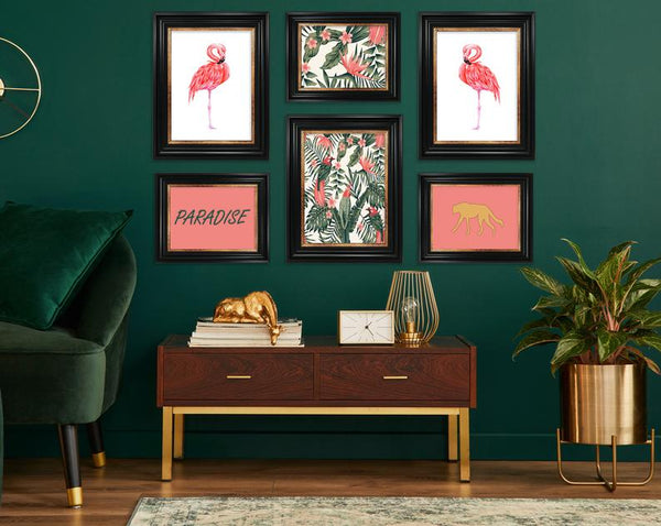 A3 Poster Frame For A4 Print With Mount | Vintage Black White Mount