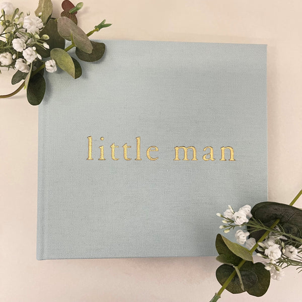 Linen "Little Man" Photo Album