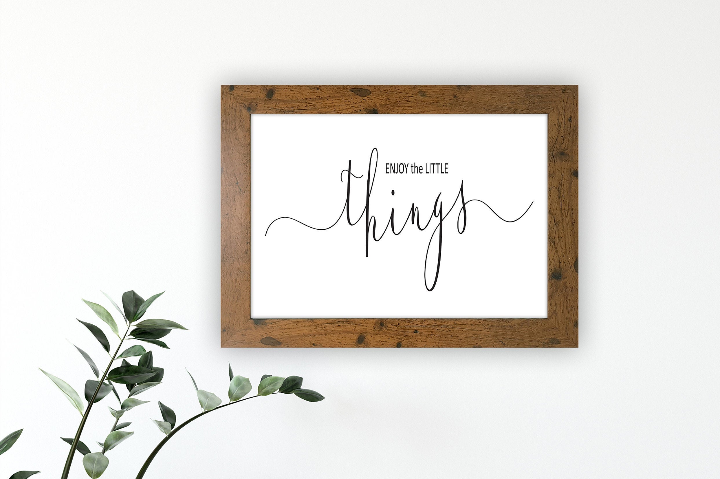 30 X 40 Oxford Photo Frame with Enjoy the Little things Print