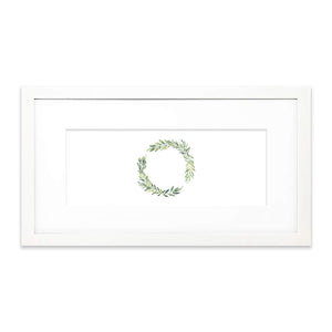 Oxford Photo Frame 16x9"  For 12X5" With Bright White Mount